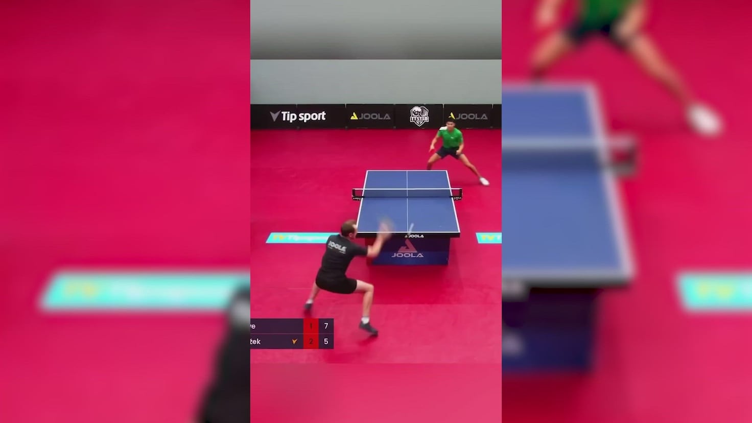 More than 7 million views in 'X': The ping pong tip that has been viralized by an epic comeback